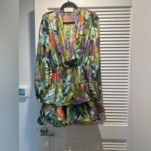 Bronx and Banco Tropics Mini Dress in Multicolor